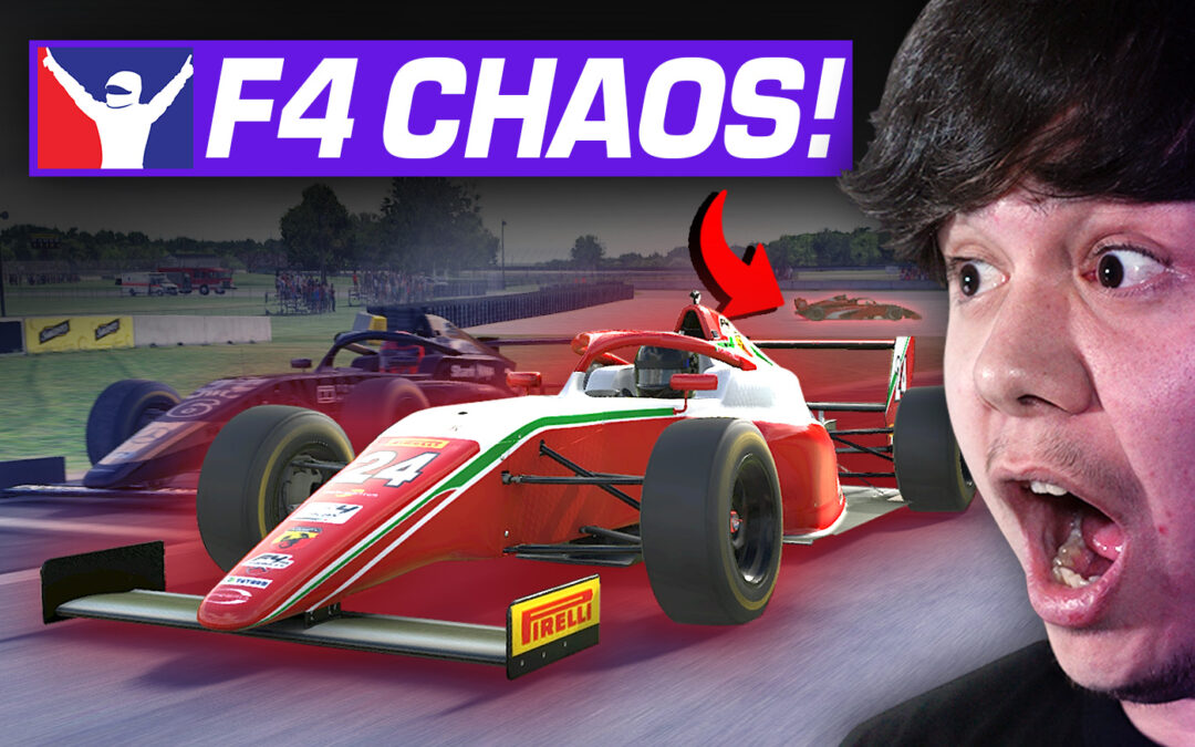 ABSOLUTE CHAOS! iRacing F4 at Road America