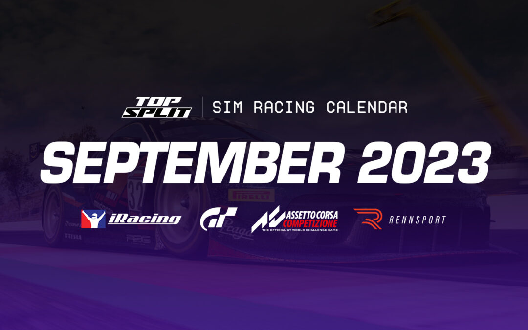 Sim Racing Calendar: What’s Happening in September 2023?